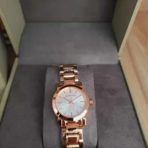 Burberry Women’s Swiss Made Stainless Steel Gold 27mm Watch BU9204