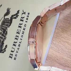 Burberry Men’s Swiss Made Stainless Steel Rose Gold Dial 38mm Watch BU9039