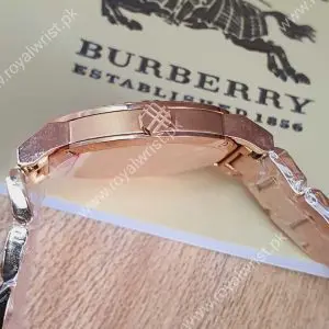 Burberry Women's Swiss Made Stainless Steel Brown Dial 38mm Watch BU9005