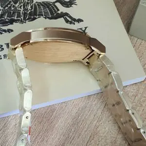 Burberry Men’s Swiss Made Stainless Steel Gold Dial 38mm Watch BU9038