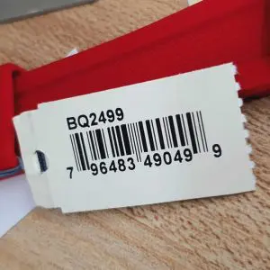 Fossil Men’s Quartz Red Silicone Strap Grey Dial 45mm Watch BQ2499