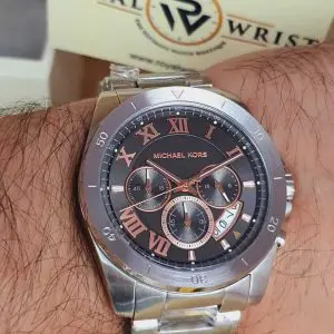 Michael Kors Men’s Chronograph Quartz Stainless Steel Grey Dial 44mm Watch MK8609