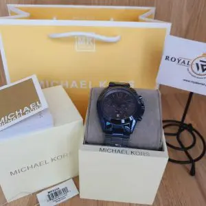 Michael Kors Men’s Chronograph Quartz Stainless Steel Blue Dial 42mm Watch MK6248
