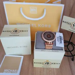 Michael Kors Women’s Quartz Stainless Steel Grey Dial 39mm Watch MK4408
