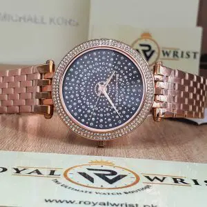 Michael Kors Women’s Quartz Stainless Steel Grey Dial 39mm Watch MK4408