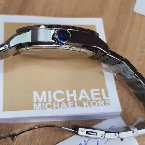 Michael Kors Men’s Chronograph Quartz Stainless Steel Blue Dial 44mm Watch MK7155