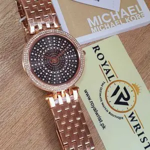 Michael Kors Women’s Quartz Stainless Steel Grey Dial 39mm Watch MK4408