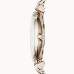 Emporio Armani Women’s Analog Stainless Steel Rose Gold Dial 32mm Watch AR11059
