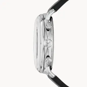 Emporio Armani Men’s Chronograph Quartz Leather Strap Black Dial 43mm Watch AR11143