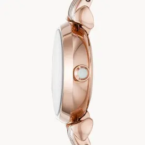 Emporio Armani Women’s Analog Stainless Steel Mother of Pearl Dial 22mm Watch AR11203