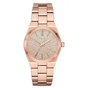 Michael Kors Women’s Quartz Stainless Steel Rose Gold Dial 36mm Watch MK6624