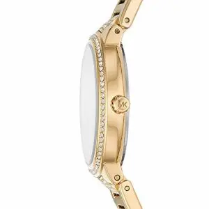 Michael Kors Women’s Quartz Stainless Steel Gold Dial 33mm Watch MK3985
