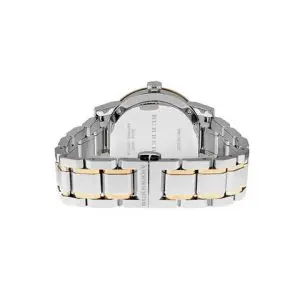 Burberry Women’s Swiss Made Two-Tone Stainless Steel Silver Dial 34mm Watch BU9127