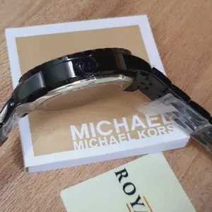 Michael Kors Men’s Chronograph Quartz Stainless Steel Black Dial 44mm Watch MK7157