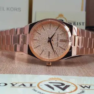 Michael Kors Women’s Quartz Stainless Steel Rose Gold Dial 36mm Watch MK6624