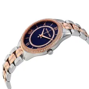 Michael Kors Women’s Quartz Two Tone Stainless Steel Blue Dial 33mm Watch MK3929