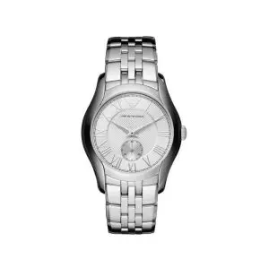 Emporio Armani Men’s Quartz Stainless Steel White Dial 38mm Watch AR1711