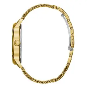 Guess Men’s Quartz Gold Stainless Steel Black Dial 43mm Watch W0871G2