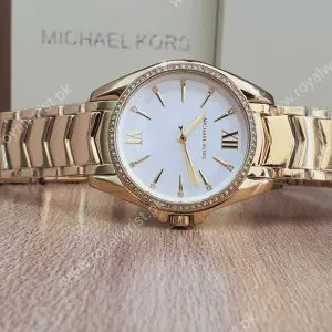 Michael Kors Women’s Quartz Stainless Steel White Dial 38mm Watch MK6693