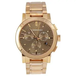 Burberry Unisex Swiss Made Stainless Steel Grey Dial 38mm Watch BU9754