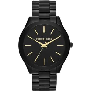 Michael Kors Women’s Quartz Stainless Steel Black Dial 42mm Watch MK3221 (Without Tag)
