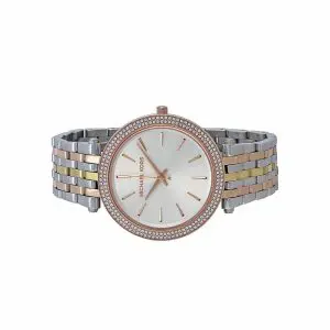 Michael Kors Women’s Quartz Stainless Steel Silver Dial 39mm Watch MK3203