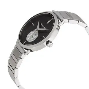 Michael Kors Women’s Quartz Stainless Steel Black Dial 36mm Watch MK3638