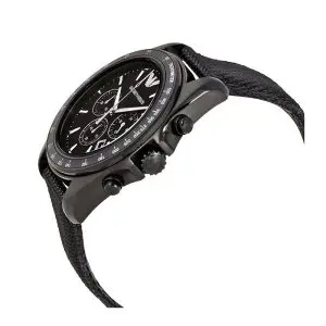 Emporio Armani Men's Quartz Chronograph Black Dial 44mm Watch AR6131