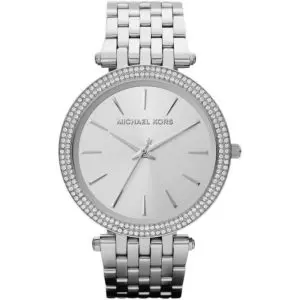 Michael Kors Women’s Quartz Stainless Steel Silver Dial 39mm Watch MK3190