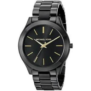 Michael Kors Women’s Quartz Stainless Steel Black Dial 42mm Watch MK3221
