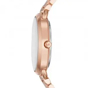 Michael Kors Women’s Quartz Stainless Steel Rose Gold Dial 28mm Watch MK3839