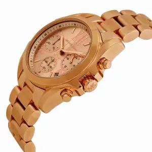Michael Kors Women’s Chronograph Quartz Stainless Steel Rose Gold Dial 36mm Watch MK5799