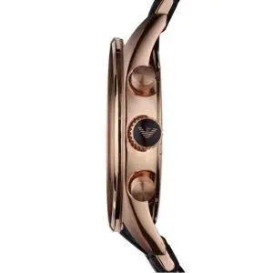 Emporio Armani Men’s Quartz Stainless Steel Black Dial 43mm Watch AR5905