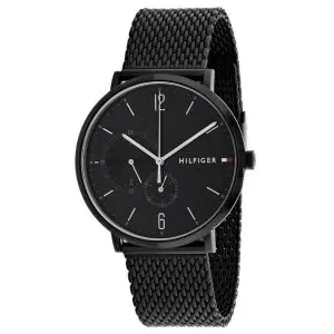 Tommy Hilfiger Men’s Quartz Stainless Steel Black Dial 40mm Watch 1791507