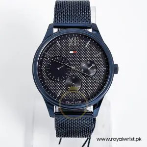 Tommy Hilfiger Men’s Quartz Stainless Steel Blue Dial 44mm Watch 1791421
