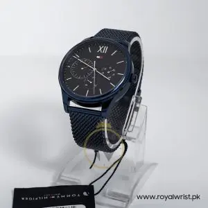 Tommy Hilfiger Men’s Quartz Stainless Steel Blue Dial 44mm Watch 1791421