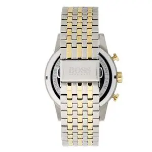 Hugo Boss Men’s Chronograph Quartz Stainless Steel White Dial 44mm Watch 1513499