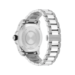 Gucci Men’s Analog Quartz Swiss Made Stainless Steel Black Dial 45mm Watch YA136218