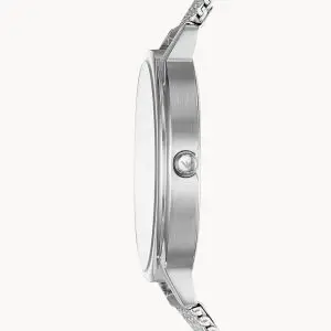 Emporio Armani Women’s Analog Stainless Steel Silver Dial 32mm Watch AR11128