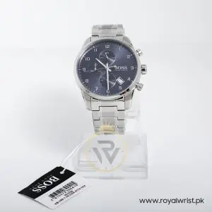 Hugo Boss Men’s Quartz Stainless Steel Blue Dial 44mm Watch 1513784