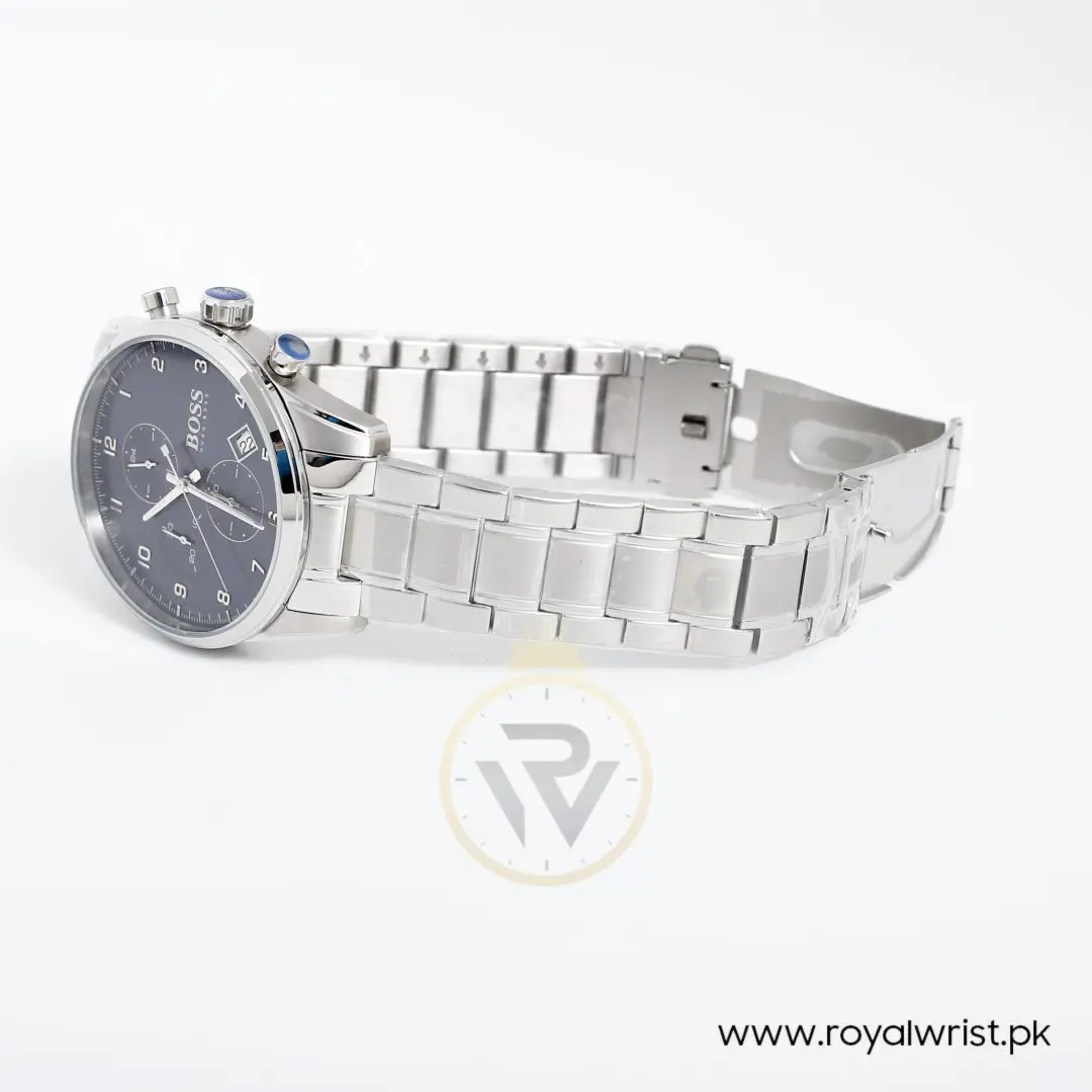 Hugo Boss Men’s Quartz Stainless Steel Blue Dial 44mm Watch 1513784