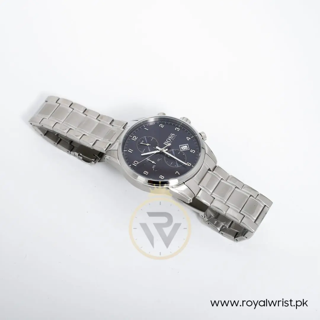 Hugo Boss Men’s Quartz Stainless Steel Blue Dial 44mm Watch 1513784