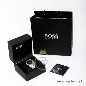 Hugo Boss Men’s Quartz Stainless Steel Blue Dial 44mm Watch 1513784