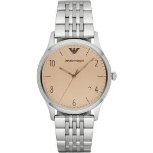 Emporio Armani Men’s Quartz Stainless Steel Cream Dial 41mm Watch AR1881