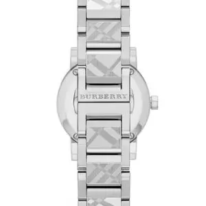 Burberry Ladies Swiss Made Stainless Steel Silver Dial 26mm Watch BU9233