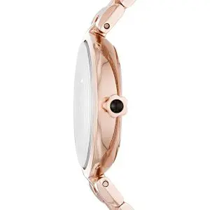 Emporio Armani Women’s Analog Stainless Steel Black Dial 32mm Watch AR11197