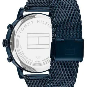 Tommy Hilfiger Men’s Quartz Stainless Steel Blue Dial 44mm Watch 1710397