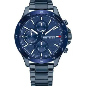 Tommy Hilfiger Men’s Quartz Stainless Steel Blue Dial 46mm Watch 1791720