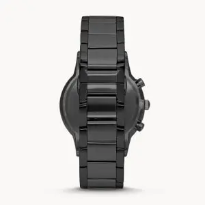 Emporio Armani Men’s Chronograph Stainless Steel Black Dial 43mm Watch AR2485