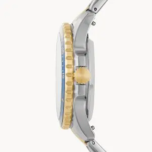 Fossil Men’s Automatic Stainless Steel Blue Dial 42mm Watch ME3191